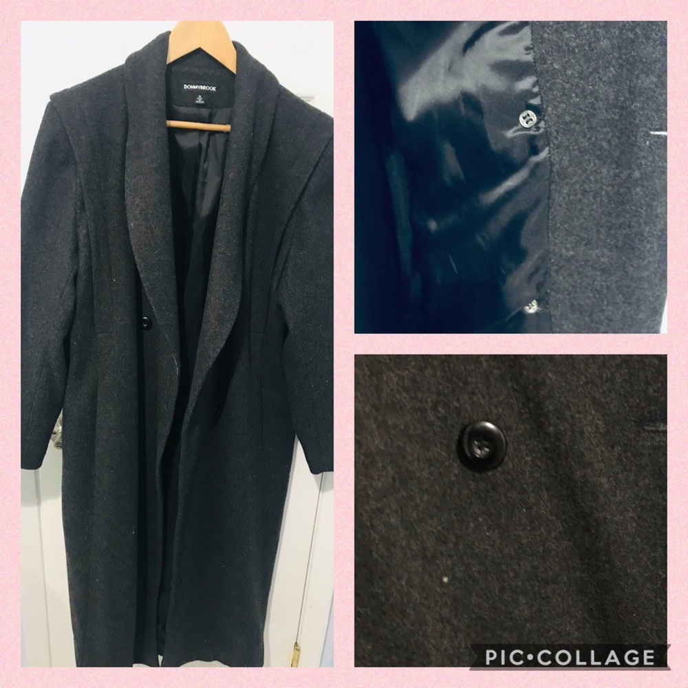 Gray wool coat